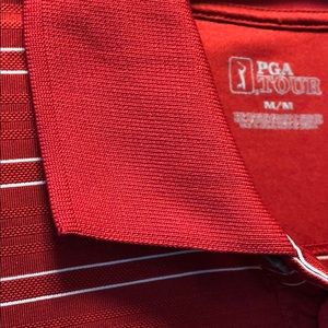 PGA Tour Lightweight Polyester Golf Shirt. Size M